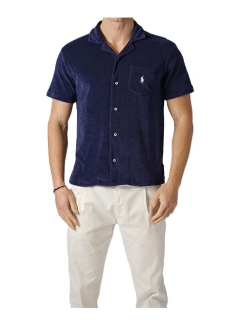 knit-sport shirt Polo Ralph Lauren navy Polo Ralph Lauren | 710-A12489-002NEWPORT NAVY